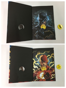 Batman Day 2017 - Un vistazo a Batman/Flash: La chapa - Edición limitada con chapa extraíble